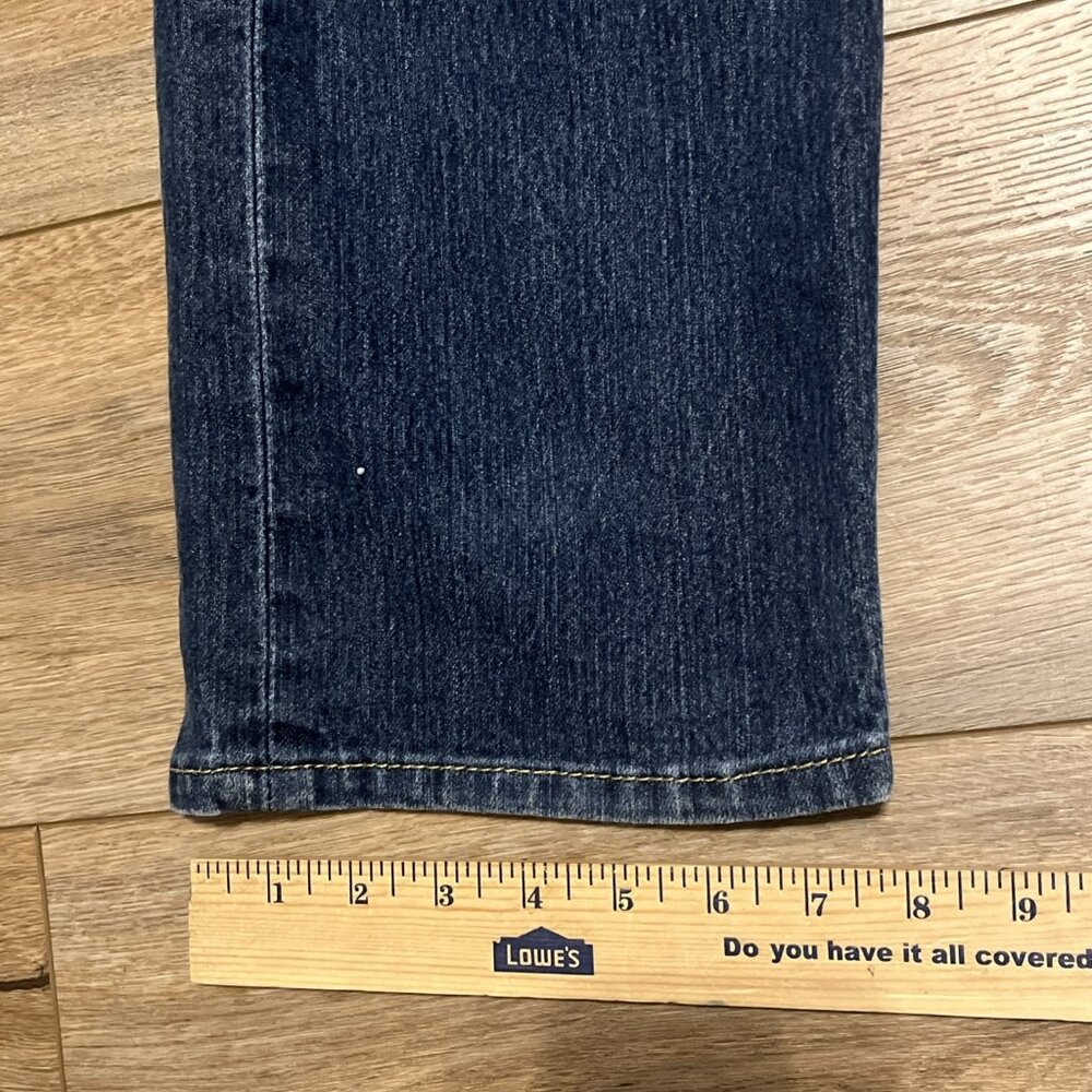 Men's Levis 505 Regular Fit Denim Jeans SZ 36x34 Blue Stretch Modern Red Tab - Picture 6 of 12
